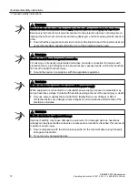 Предварительный просмотр 14 страницы Siemens SINAMICS G120XA Operating Instructions Manual