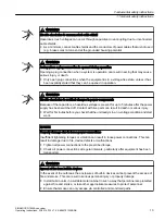 Предварительный просмотр 15 страницы Siemens SINAMICS G120XA Operating Instructions Manual