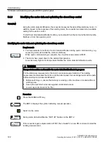 Предварительный просмотр 124 страницы Siemens SINAMICS G120XA Operating Instructions Manual