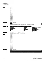 Предварительный просмотр 570 страницы Siemens SINAMICS G120XA Operating Instructions Manual