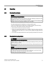 Preview for 77 page of Siemens SINAMICS GL150 Operating Instructions Manual