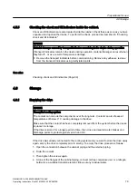 Preview for 79 page of Siemens SINAMICS GL150 Operating Instructions Manual