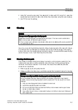 Preview for 131 page of Siemens SINAMICS GL150 Operating Instructions Manual