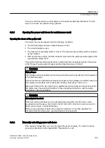 Предварительный просмотр 199 страницы Siemens SINAMICS GM150 Operating And Installation Instructions