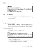 Предварительный просмотр 30 страницы Siemens SINAMICS MV 9LD4110-7EX70-1AA0 Operating Instructions Manual