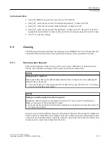 Preview for 121 page of Siemens SINAMICS MV 9LD4110-7EX70-1AA0 Operating Instructions Manual