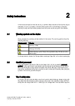 Preview for 13 page of Siemens SINAMICS PERFECT HARMONY GH150 6SL3826 Operating Instructions Manual