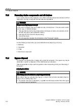 Preview for 122 page of Siemens SINAMICS PERFECT HARMONY GH150 6SL3826 Operating Instructions Manual