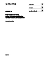 Preview for 3 page of Siemens SINAMICS S120 Operating Manual