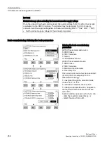 Предварительный просмотр 258 страницы Siemens SINAMICS S150 NEMA Operating Instructions Manual