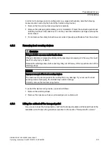 Preview for 49 page of Siemens SINAMICS SL150 Operating Instructions Manual