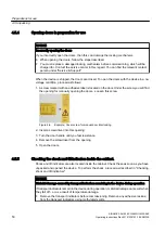 Preview for 50 page of Siemens SINAMICS SL150 Operating Instructions Manual