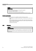 Preview for 52 page of Siemens SINAMICS SL150 Operating Instructions Manual