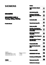 Siemens SINUMERIK 802D sl Function Manual preview