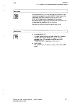 Preview for 22 page of Siemens SINUMERIK 805 Operating Instructions Manual