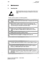 Preview for 190 page of Siemens SINUMERIK 805 Operating Instructions Manual