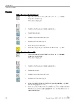 Preview for 62 page of Siemens SINUMERIK 828D Turning Operating Manual