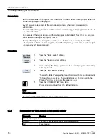 Preview for 204 page of Siemens SINUMERIK 828D Turning Operating Manual