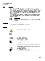 Preview for 212 page of Siemens SINUMERIK 828D Turning Operating Manual