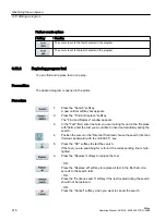 Preview for 216 page of Siemens SINUMERIK 828D Turning Operating Manual