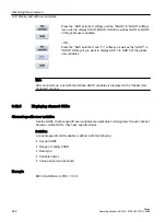 Preview for 244 page of Siemens SINUMERIK 828D Turning Operating Manual