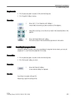 Preview for 261 page of Siemens SINUMERIK 828D Turning Operating Manual