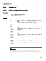 Preview for 262 page of Siemens SINUMERIK 828D Turning Operating Manual