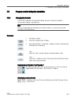 Preview for 287 page of Siemens SINUMERIK 828D Turning Operating Manual