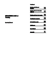 Preview for 3 page of Siemens SINUMERIK 840D sl Operating Manual