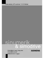 Siemens SINUMERIK 840D Description Of Functions preview