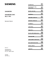 Предварительный просмотр 1 страницы Siemens SINUMERIK ONE NCU 1740 Equipment Manual