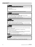 Preview for 192 page of Siemens SIPROCESS GA700 Operating Instructions Manual