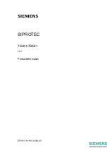 Предварительный просмотр 53 страницы Siemens SIPROTEC 7SJ81 Manual