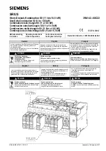 Siemens SIRIUS 3RA142.-8XC22 Operating Instructions предпросмотр