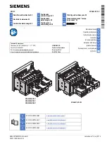 Siemens SIRIUS 3RA243-8X 32-1 Series Operating Instructions Manual preview