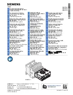 Preview for 1 page of Siemens SIRIUS 3RA2712-.A Series Operating Instructions Manual