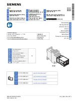 Siemens SIRIUS 3RA2813 Operating Instructions preview