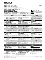 Siemens SIRIUS 3RN10 Operating Instructions Manual предпросмотр