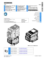 Siemens SIRIUS 3RR2143 Operating Instructions Manual preview