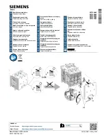 Предварительный просмотр 1 страницы Siemens SIRIUS 3RT1964-6V Original Operating Instructions