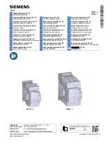 Siemens SIRIUS 3RT263-1 Series Original Operating Instructions предпросмотр