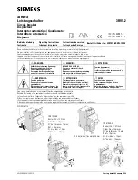 Siemens SIRIUS 3RV1.2 Operating Instructions preview