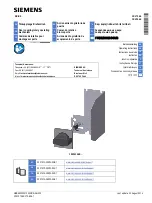 Preview for 1 page of Siemens SIRIUS 3RV19 6 2 Series Operating Instructions