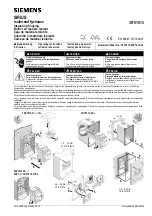 Siemens SIRIUS 3RV1913 Operating Instructions предпросмотр