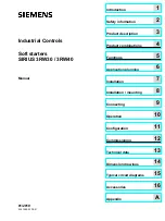 Preview for 3 page of Siemens SIRIUS 3RW40 Manual