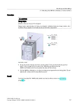 Предварительный просмотр 57 страницы Siemens SIRIUS 3RW52 Equipment Manual