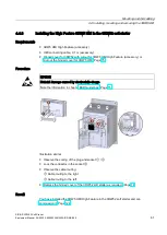 Предварительный просмотр 61 страницы Siemens SIRIUS 3RW52 Equipment Manual