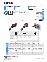 Siemens SIRIUS 3SB12 Series Operating Instructions Manual предпросмотр