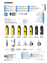 Предварительный просмотр 1 страницы Siemens SIRIUS 3SE53 Series Operating Instructions Manual