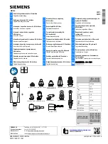 Siemens SIRIUS 3SF11 Series Operating Instructions Manual preview
